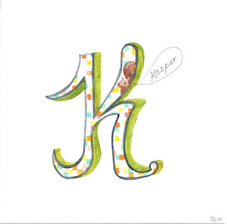 Kasper. 6" x 6" watercolor. 2012.